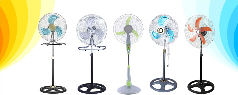 Electric stand fan